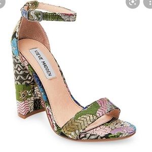 Steve Madden Carrson Block Heel Open Toe Sandal